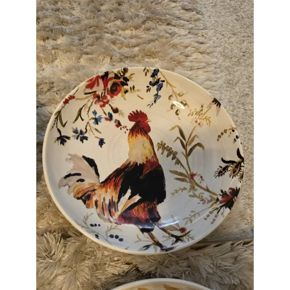 4 Williams Sonoma Rooster Chicken Francais Marc Lacaze 10